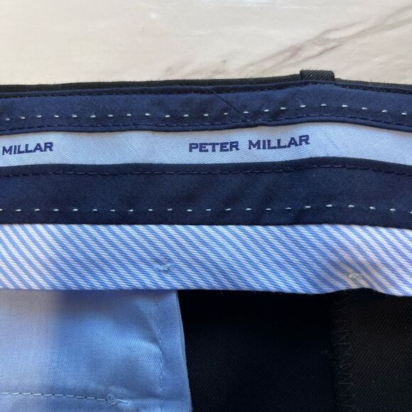 NWT Peter Millar | Black Business Dress Pants Slacks 46R - Picture 4 of 6